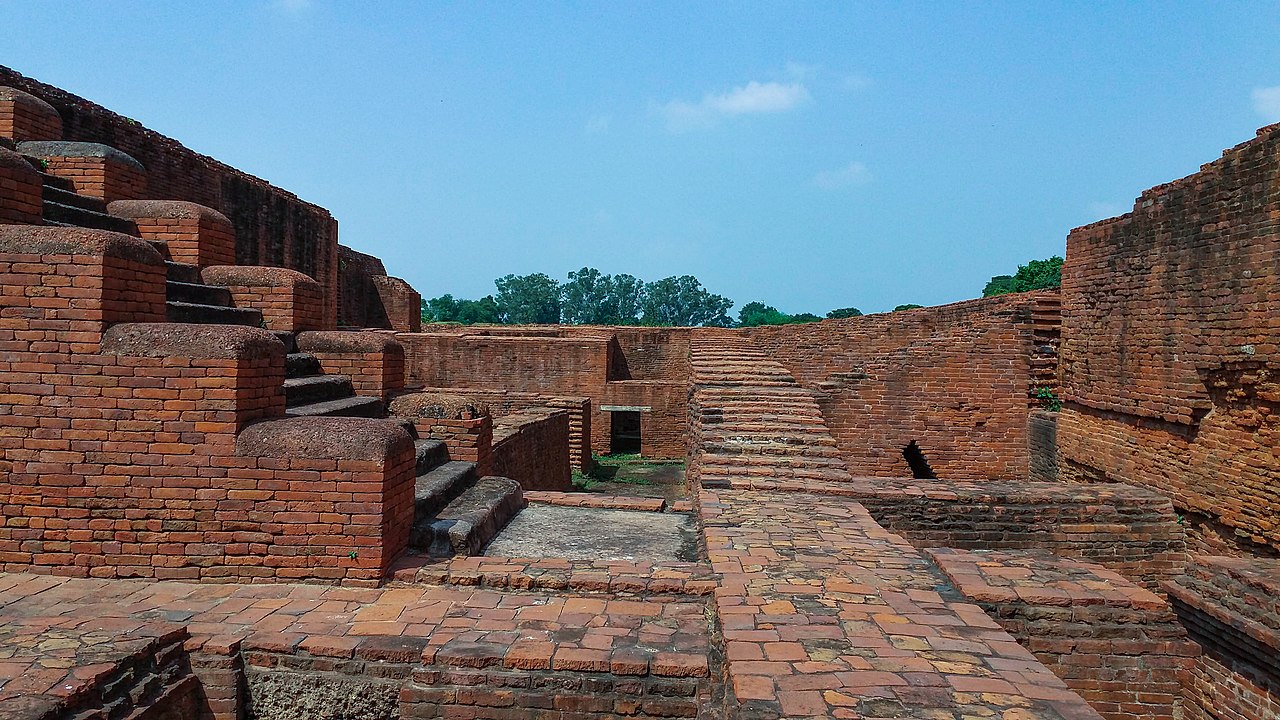 Ruins of Nalanda Mahāvihāra — an ancient centre of Buddhist learning